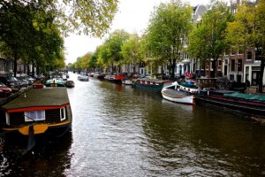 Canal barges are both commercial and residential   