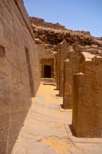 Outside one of the Noble's tombs