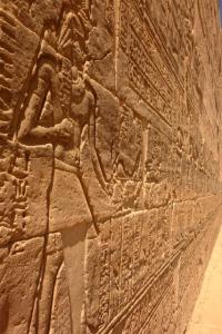 Detailed hieroglyphs in Philae