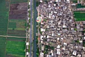 West Bank from above
